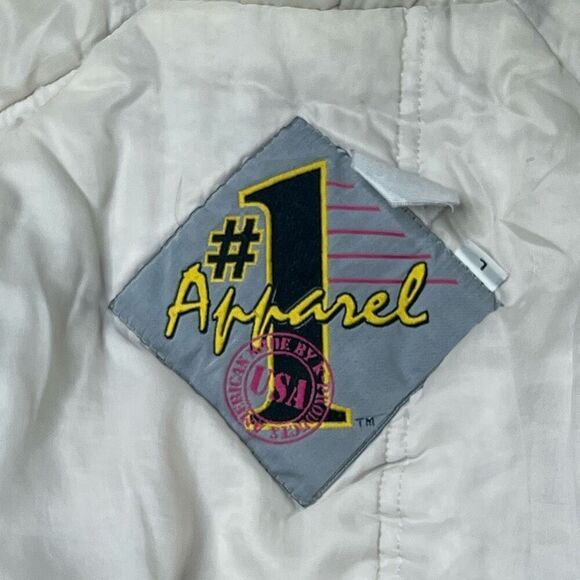 Vintage 90s Georgetown Hoyas Full Zip Hooded Insulated Jacket Large - Picture 9 of 9